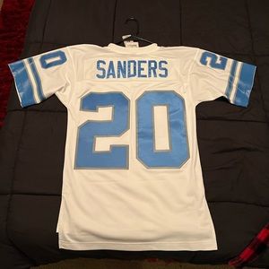MICHELL & NESS DETROIT LIONS BARRY SANDERS JERSEY